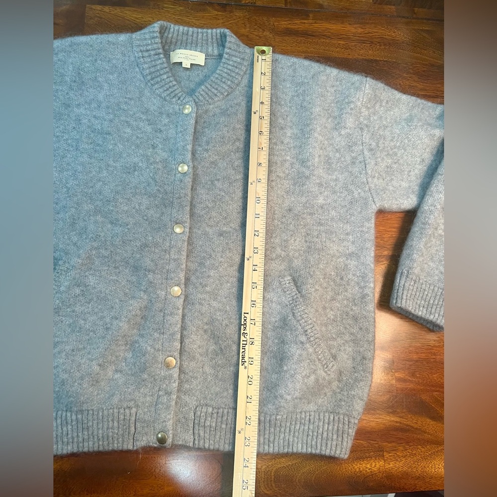 Sezane Eddy Jacket | Grey | Size Large - Picture 7 of 13